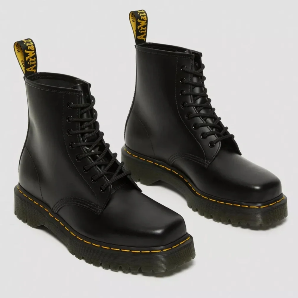 Dr. Martens | Shoes | Dr Martens 46 Bex Squared Toe Leather Boots